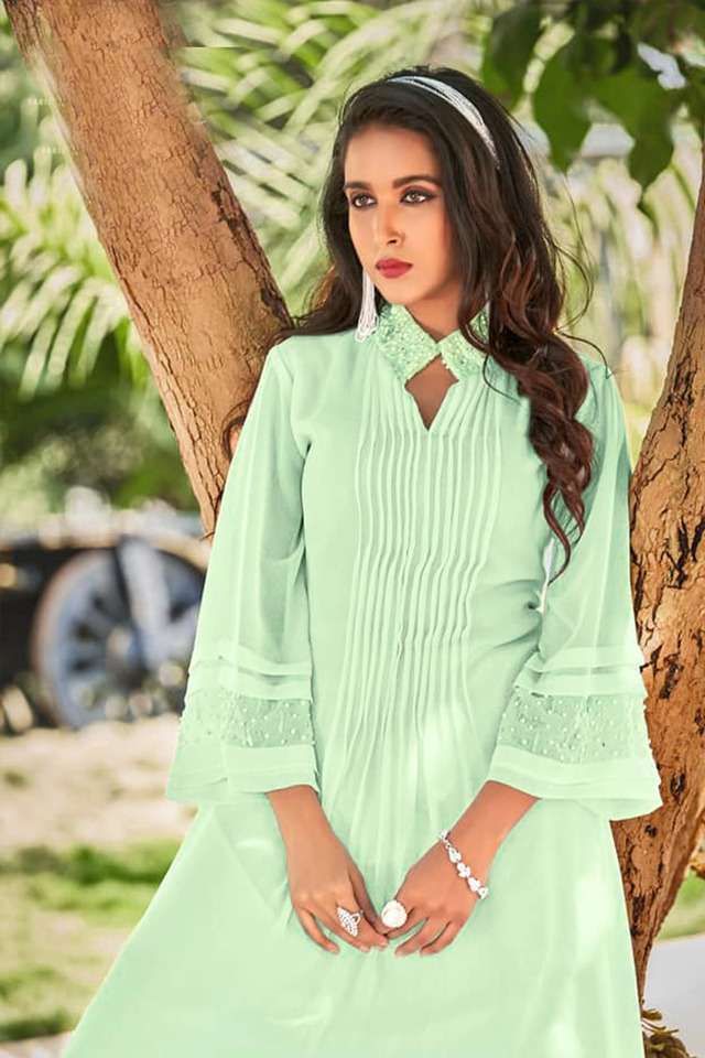 HAYA STUDIO DNO 1006 KURTI WITH PALAZZO SET WHOLESALE RATE