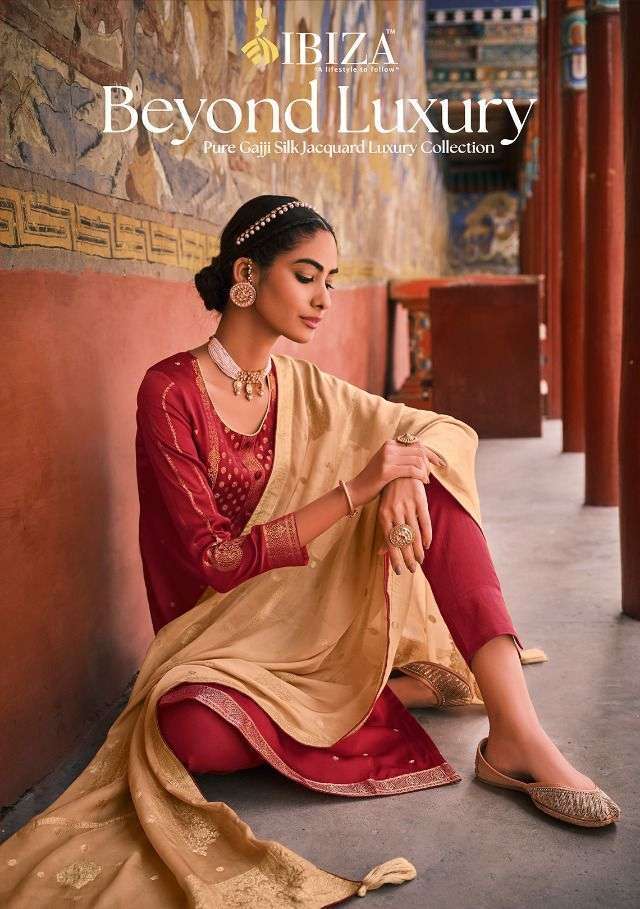 ibiza beyond luxury series 1020-1027 pure gaji silk jacquard suit