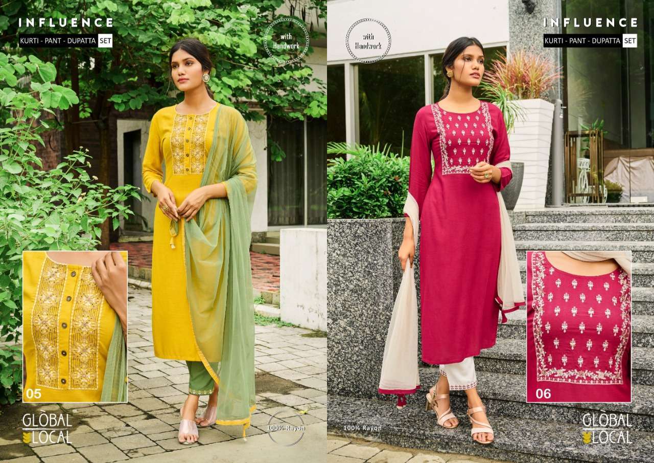 INFLUENCE BY GLOBAL LOCAL READYMADE CHUDIDAR SALWAR KAMEEZ