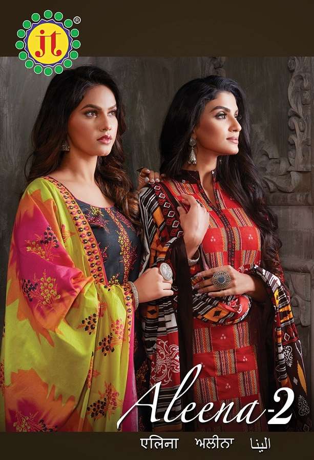 jt aleena vol 2 series 2001-2015 pure cotton printed suit