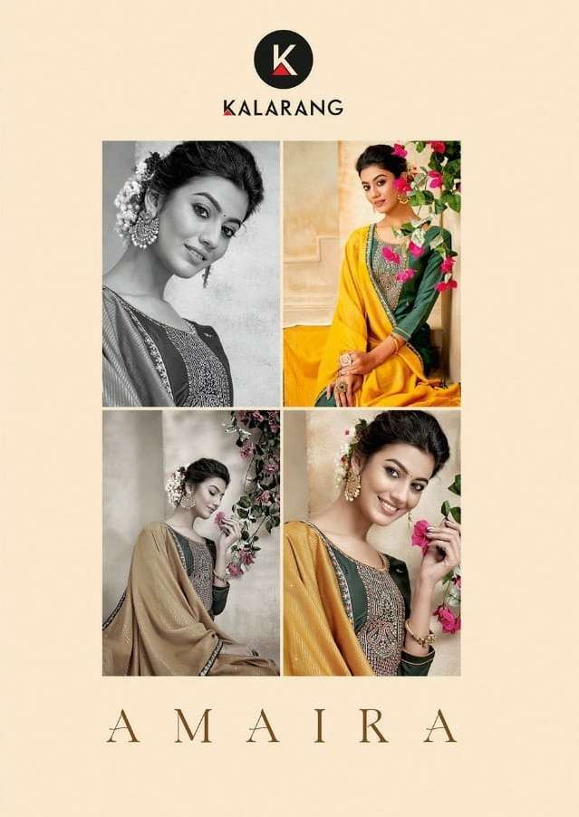 kalarang amaira series 3281-3284 Prampara With All Over Embroidery Work suit