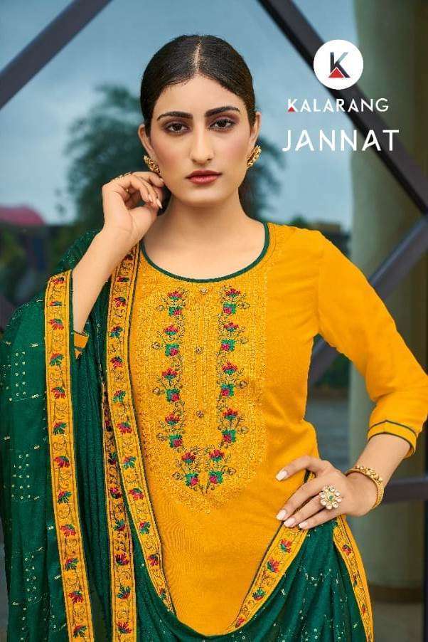 kalarang jannat series 3321-3324 Parampara Silk suit