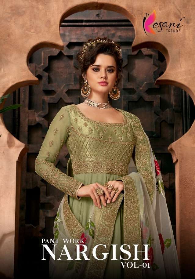 kesari trendz nargish vol 1 series 2013-2017 blooming georgette suit 