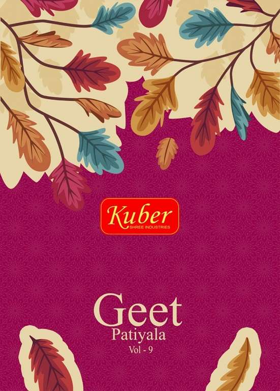 kuber geet patiyala vol 9 series 981-992 pure cotton suit 