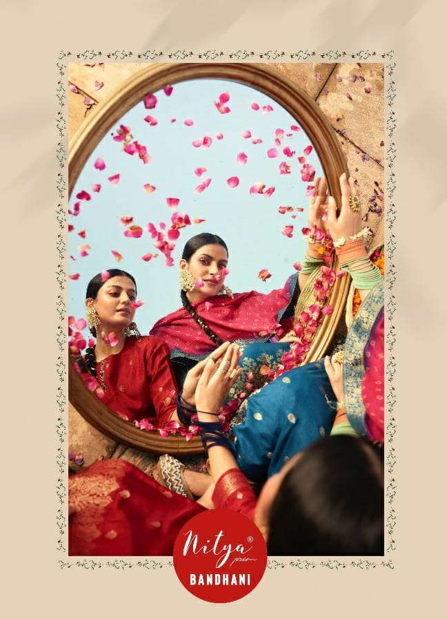 lt nitya bandhani series 101-106 dola jacquard suit 