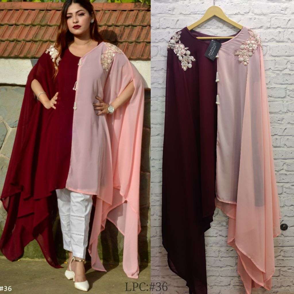 maryams lpc 36 Pure Georgette Fabric tunic 