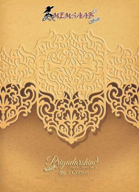 MEMSAAB PRIYADARSHINI VOL-7 (PATIYALA SPECIAL) SERIES 701-716 PURE COTTON SUIT