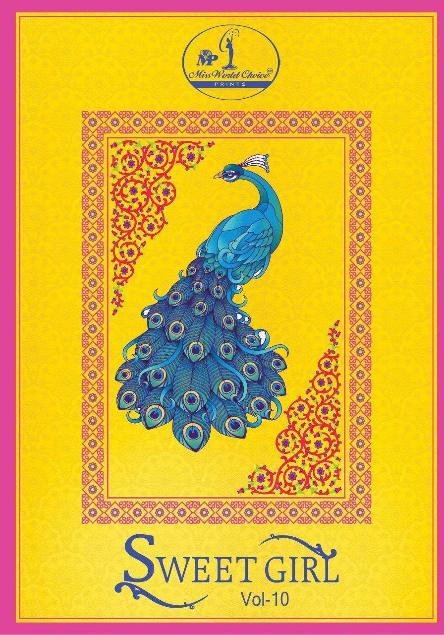 miss world choice sweet girl vol 10 series 1001-1010 cotton suits