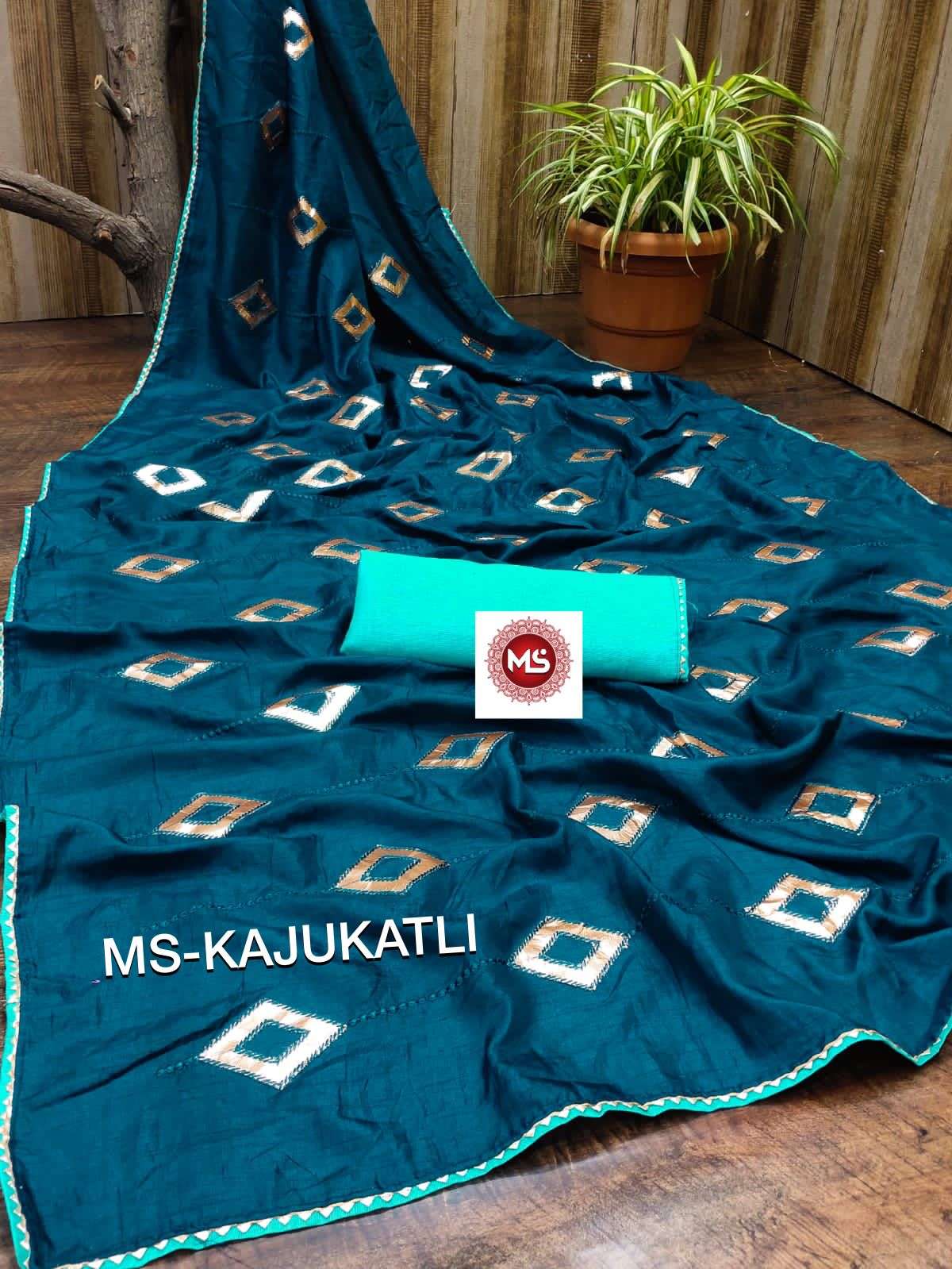 MS BRAND SAREE DESIGNER DOLA SILK SAREE 