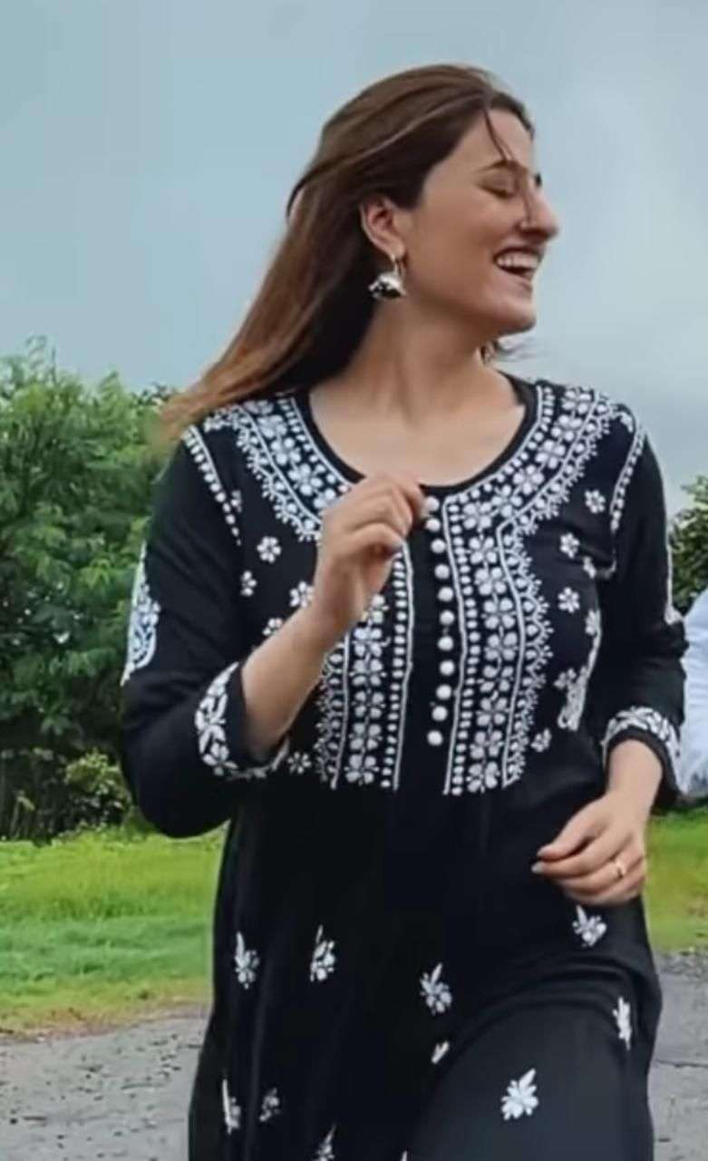 NUPURSANON FILHAAL-2 DESIGNER RAYON KURTI 