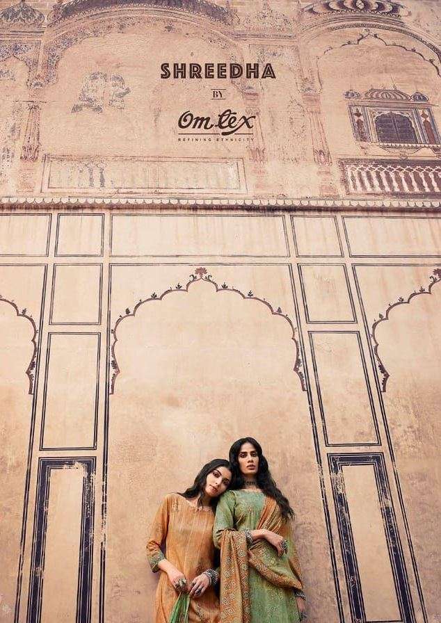 omtex shreedha series 71-78 ziva silk digital print suit