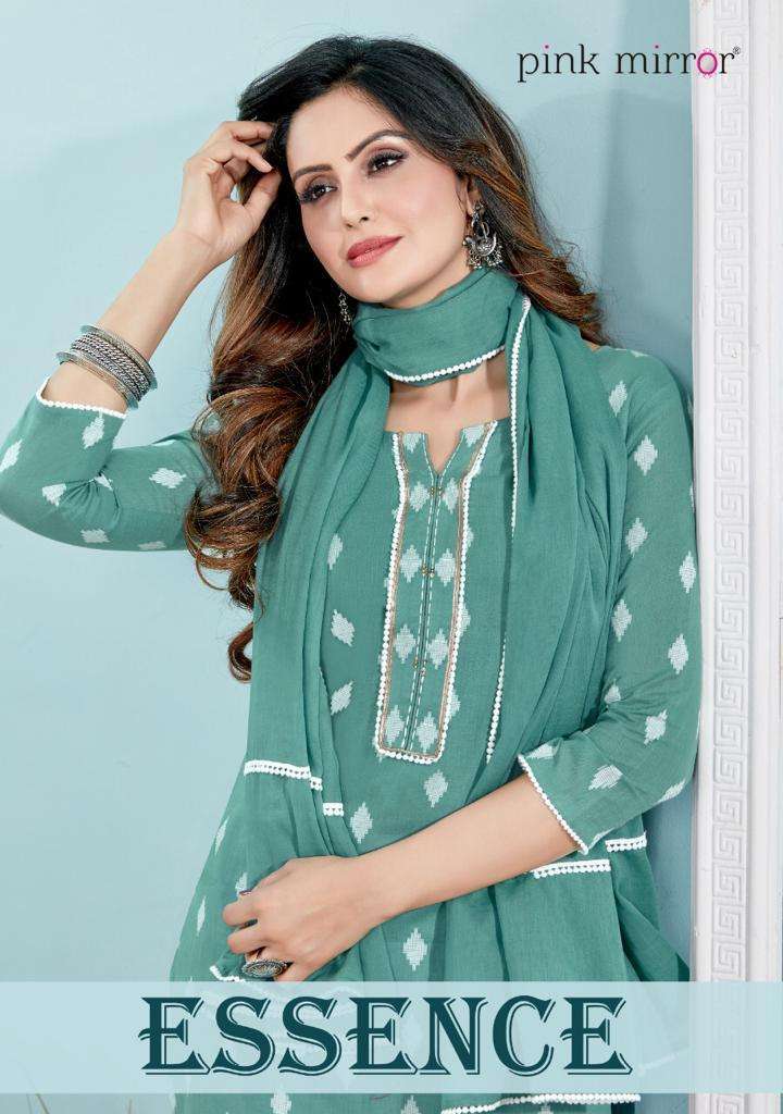pink mirror essence series 1001-1006 Pure cotton jacquard suit