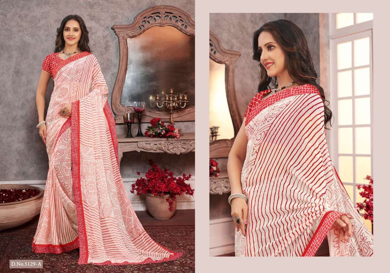 PRASHIDHI BY AISHWARYA 60 GRAM PRINTED CASUAL WEAR SAREE