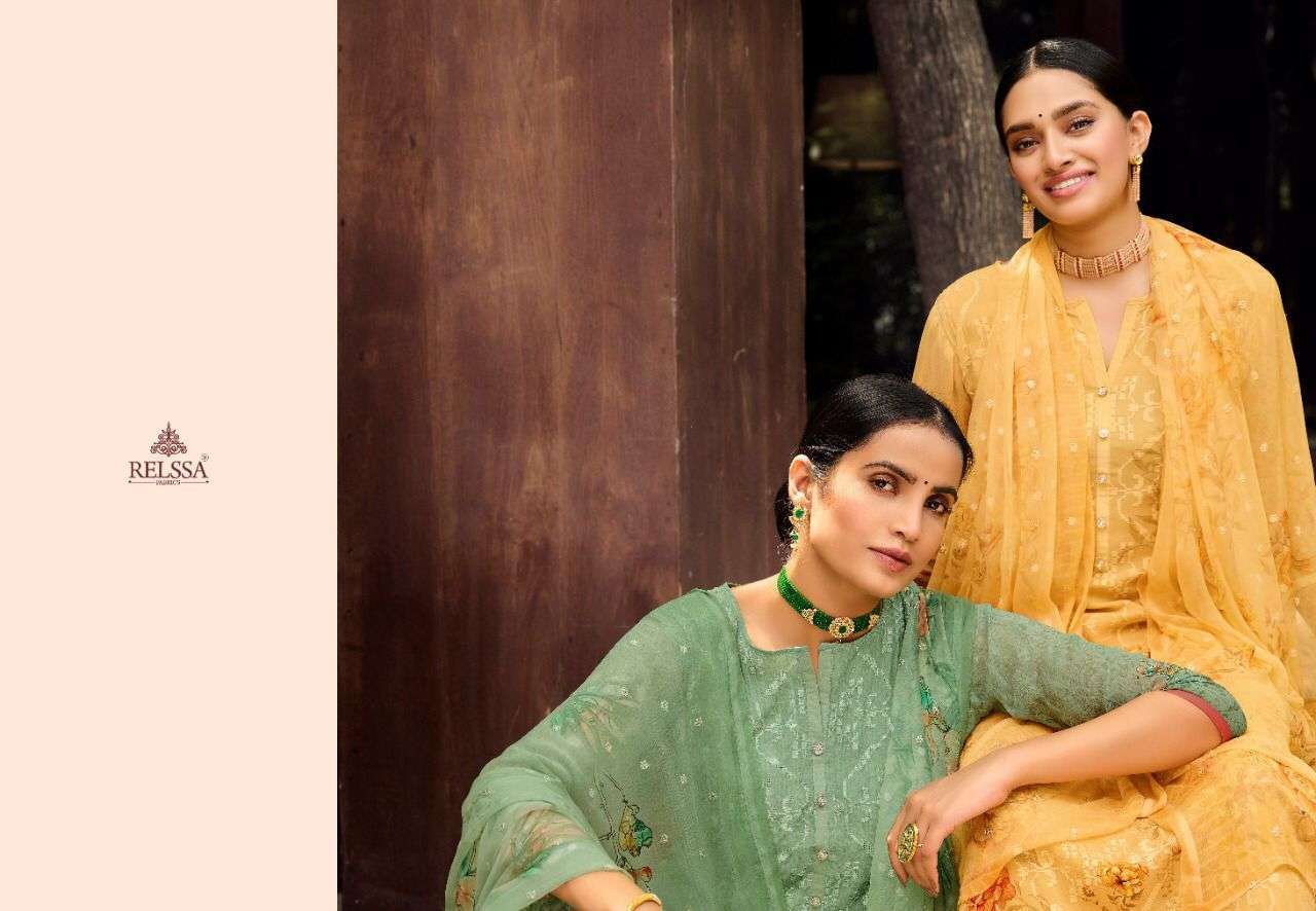 relssa aarthi vol 5 series 15001-15008 viscose georgette suit 