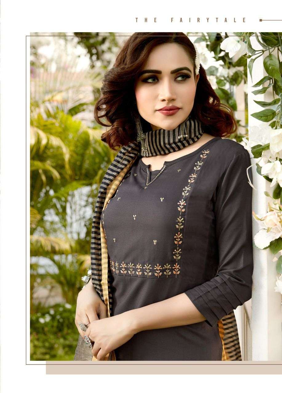 Riya designer inayat vol 4 series 4001-4005 17 kg heavy rayon kurti with dupatta
