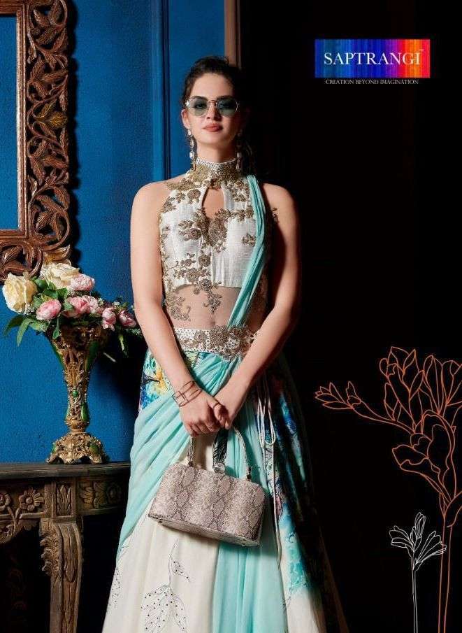 saptrangi series 1301-1306 fancy readymade gown dresses