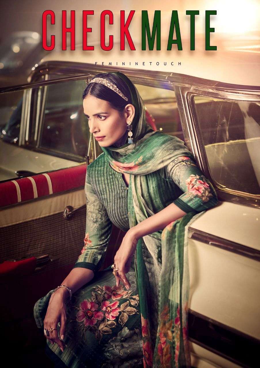 sargam checkmate series 255001-255008 pure pashmina suit