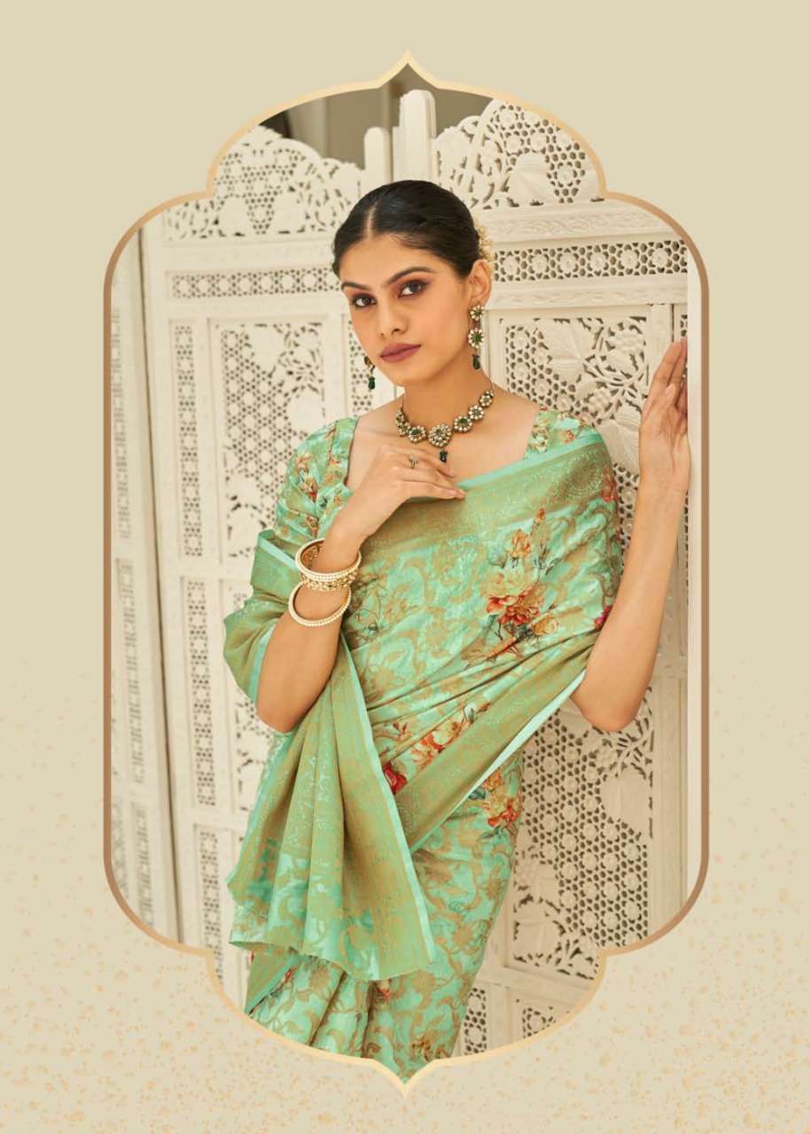 shangrila aaradhya digital series 5851-5850 soft banarasi saree
