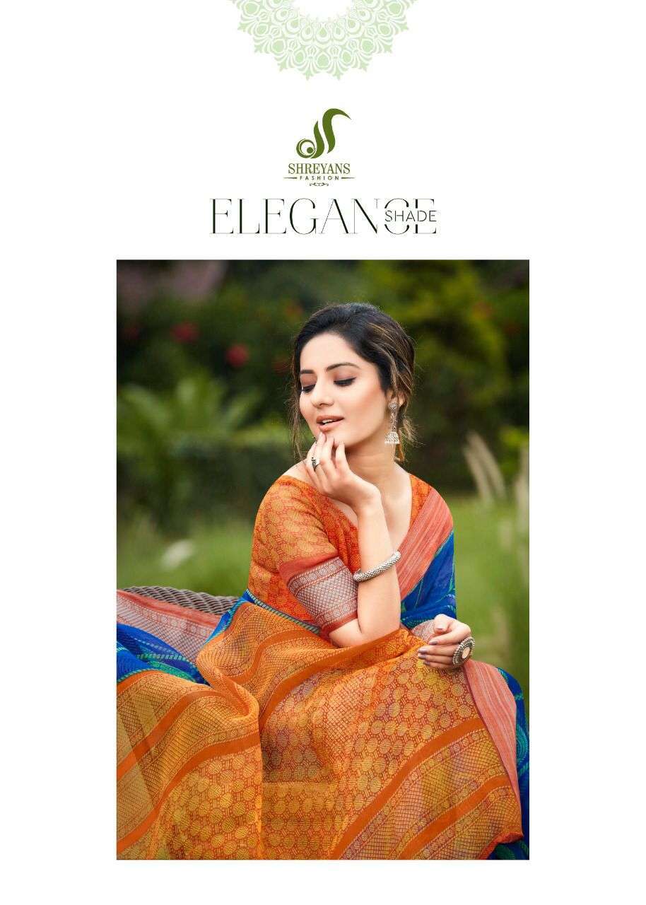 shreyans fashion malhar pattu series 01-12 organza khadi silk saree