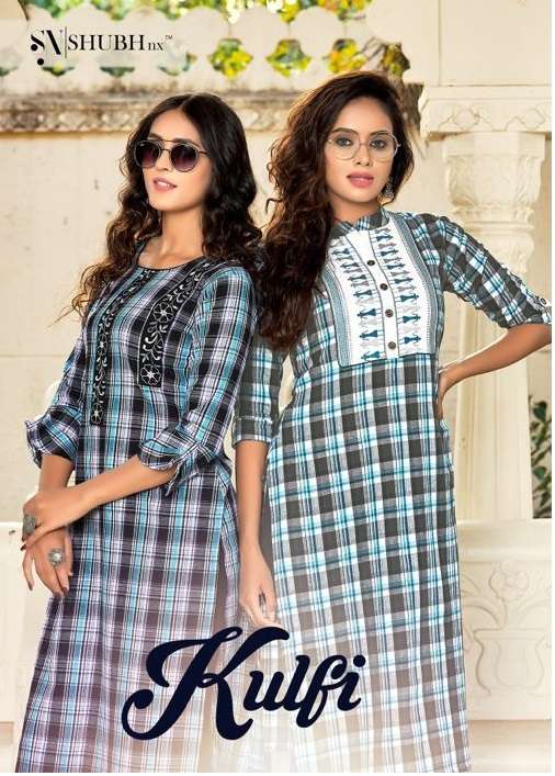 shubh nx kulfi vol 1 series 1001-1007 viscose handloom kurti 