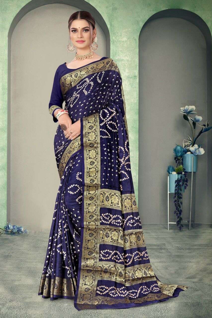 SSM AMBADAL RICH PALLU DESIGNER ART SILK SAREE 
