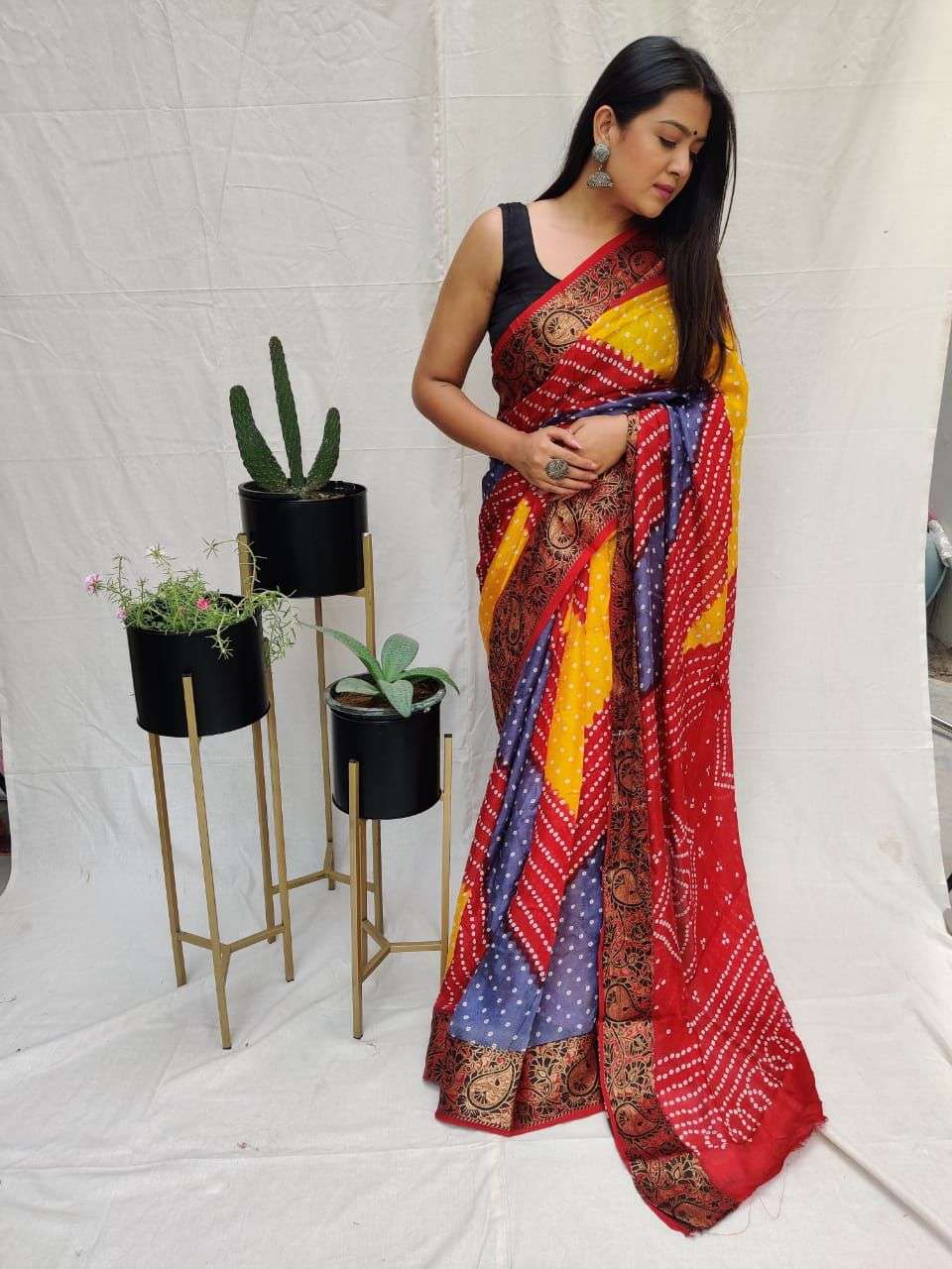 SSM PANIHARI DESIGNER ART SILK SAREE 