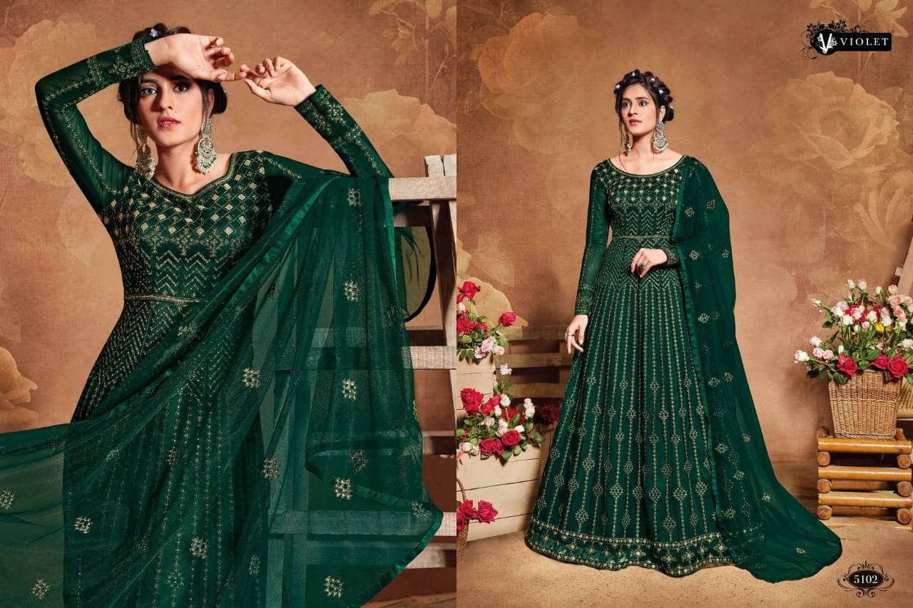 SWAGAT VIOLET 5100 SERIES DESIGNER BUTTERFLY NET SUIT 