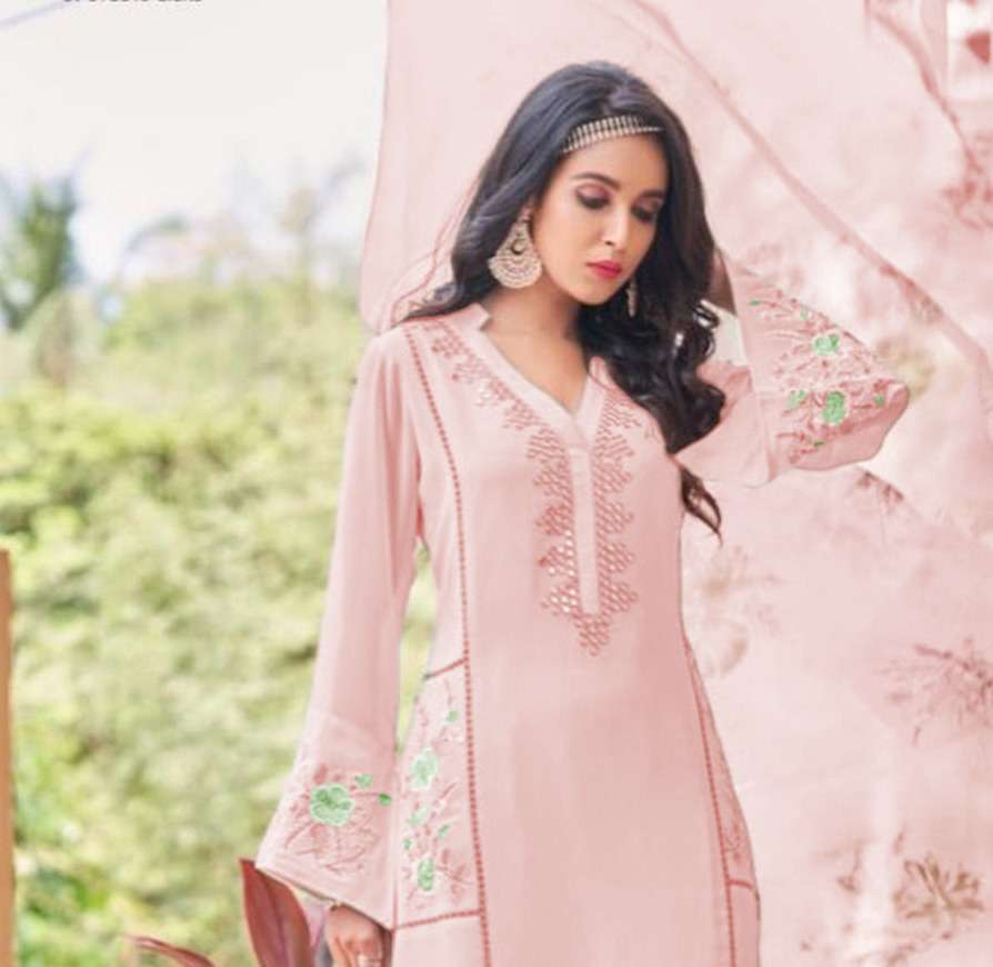 THE FASHION ICON VOL-35 DESIGNER PURE GEORGETTE KURTI 