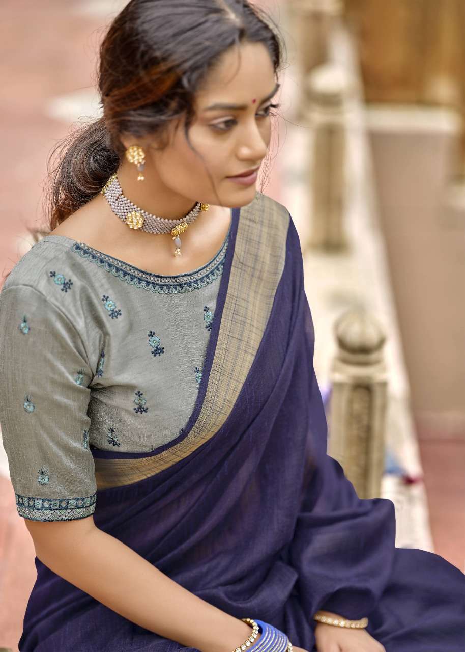 triveni reshma 12011-12018 cotton linen print saree
