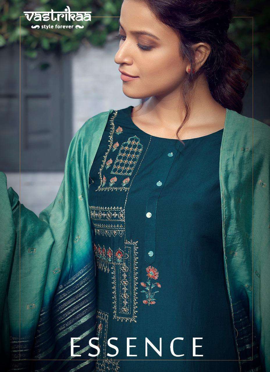 vastrikaa essence series 171-176 chinon silk with work suit