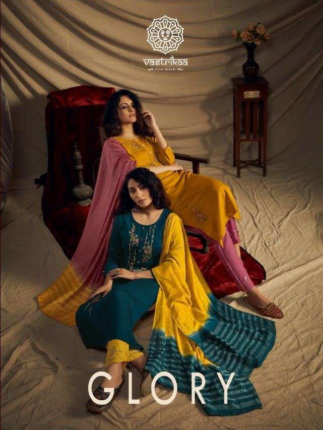 vastrikaa glory series 159-164 Silk with Handwork suit