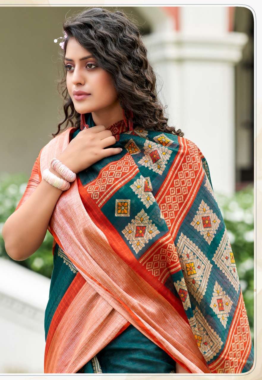 VINAMRA SILVER 7 PATTA SEASON 1 COTTON SARIS AUTHORIZED SUPPLIER
