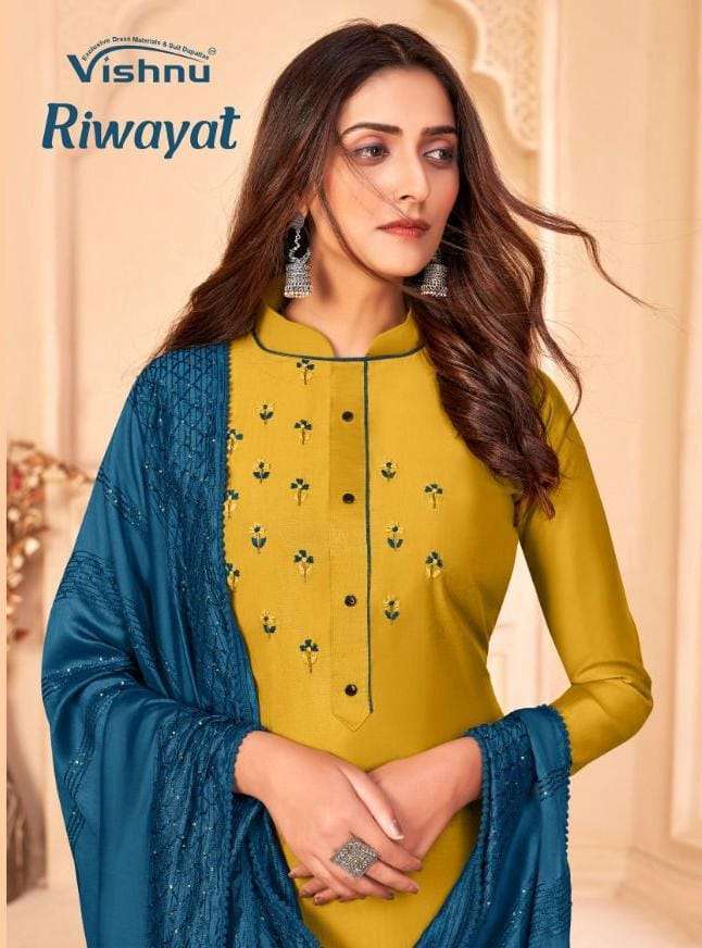 vishnu impex riwayat series 38001-38008 viscose modal suit 