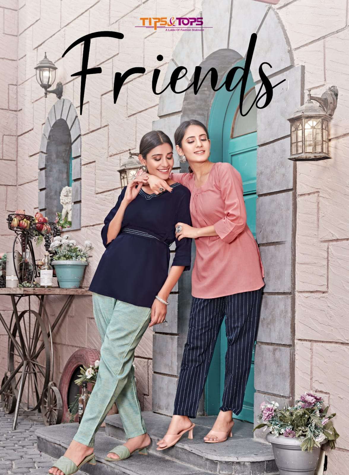 we friends Fancy Reyon Flex Fabric Western Shorty With Pants