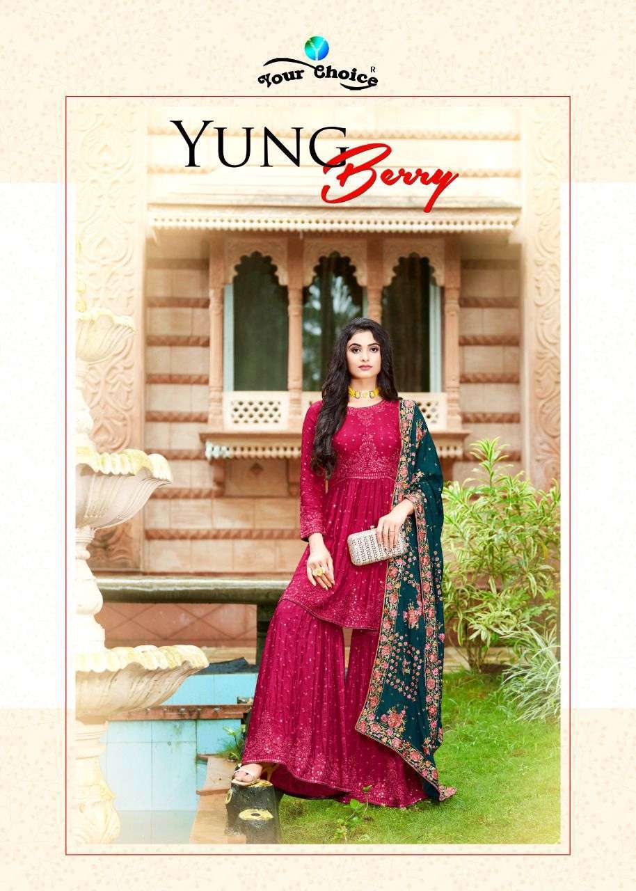 your choice young berry series 3944-3947 heavy chinon suit 
