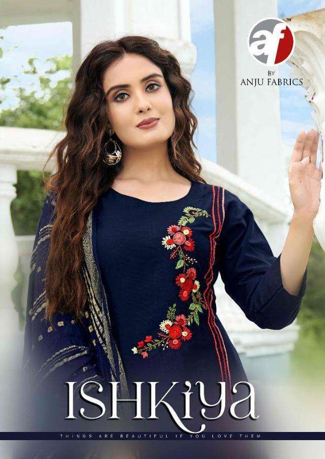 anju ishkiya series 2061-2066 pure banglori silk kurti with dupatta