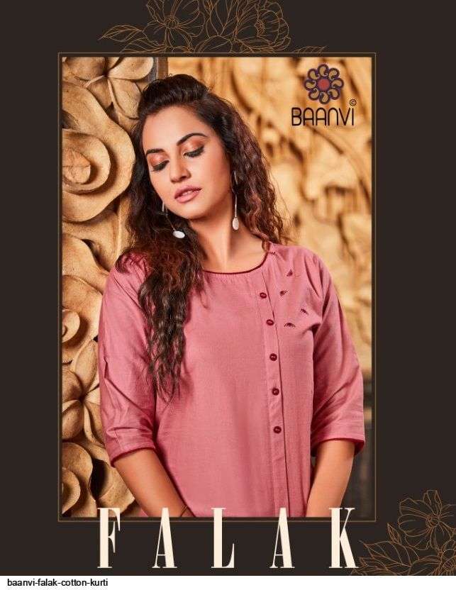 Baanvi Falak Vol 1 series 1001-1006 cotton metty with work kurti