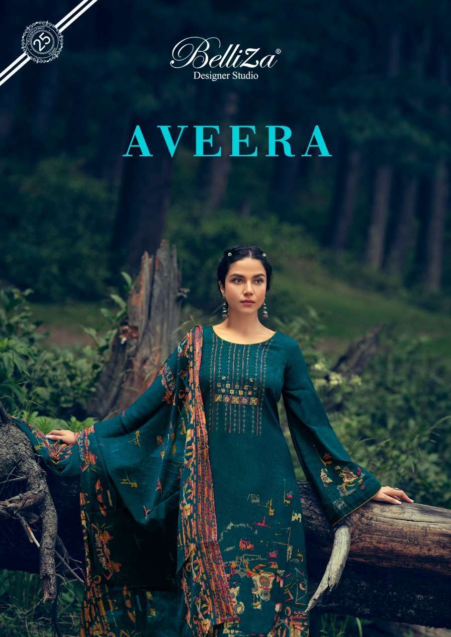 belliza aveera series 572001-572010 pure pashmina suit 