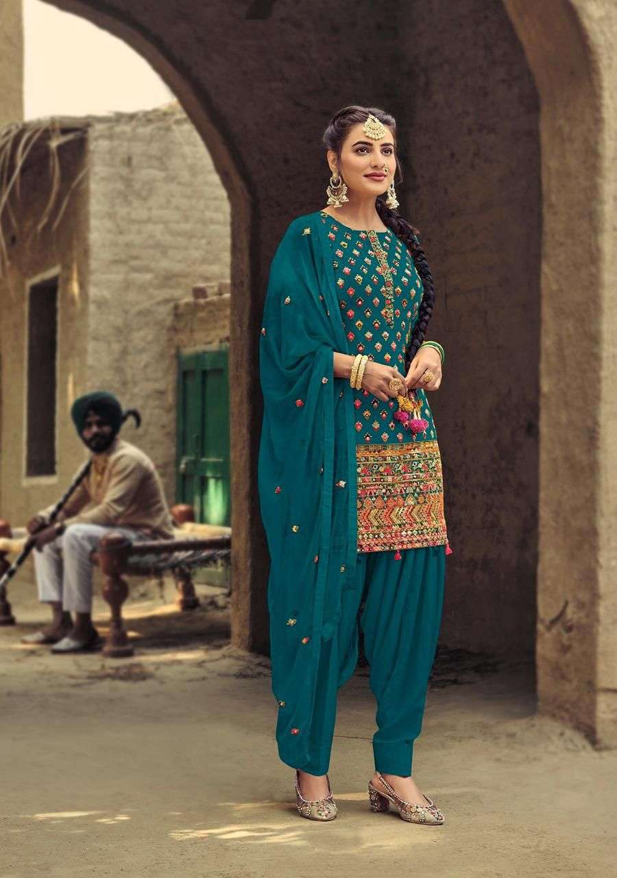 EBA RUBY DESIGNER PURE GEORGETTE SUIT 