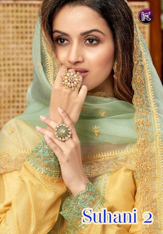 kala fashion suhani vol 2 series 1001-1006 pure russian silk suit 