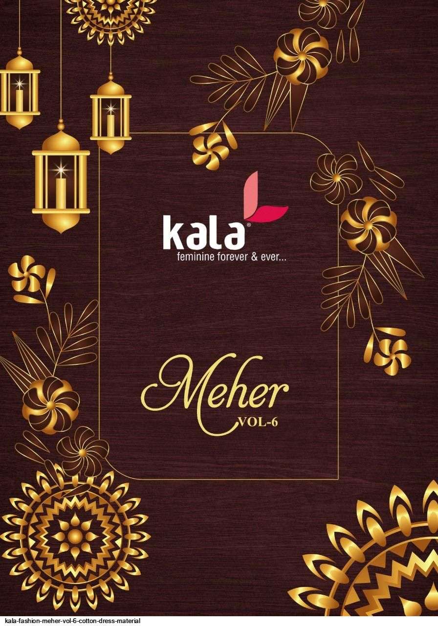 kala meher vol 6 series 3507-3512 Pure Premium Cotton Printed suit