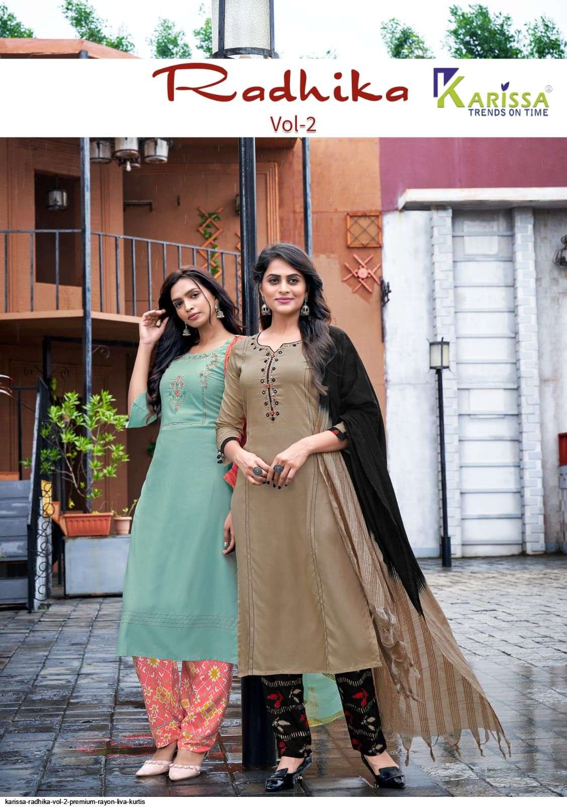 karissa radhika vol 2 series 2001-2006 premium rayon suit 