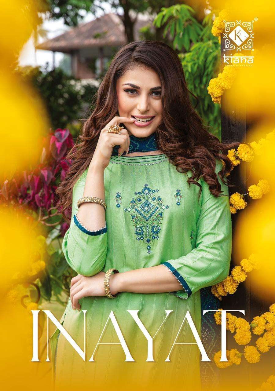 kiana inayat series 101-108 Heavy Viscose Lurex Dobi suit