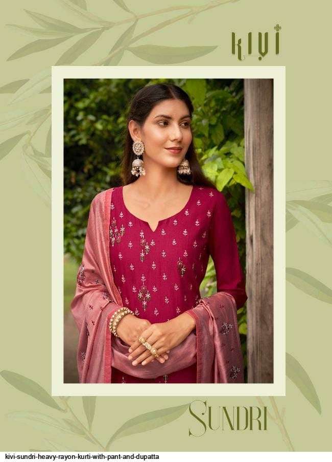 kivi sundari series 12819-12826 heavy rayon readymade suit