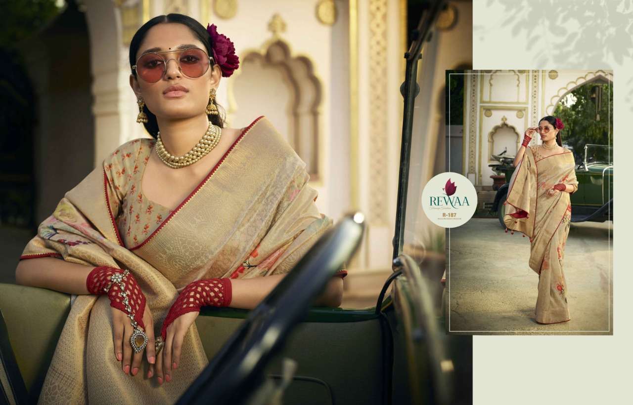 MANJULA REEWA CULTURE DESIGNER SILK ZARI WEAVING SAREE 