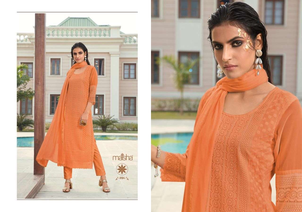 MASKEENJI MAIRA DESIGNER HEAVY GEORGETTE SUIT 