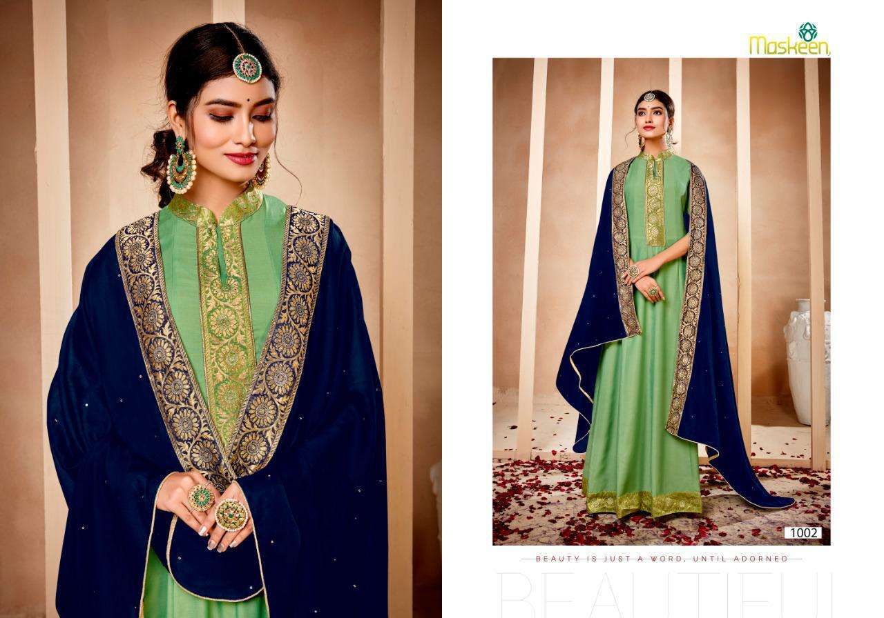 MASKEENJI MRIZYA DESIGNER HEAVY MUSLIN SUITS 