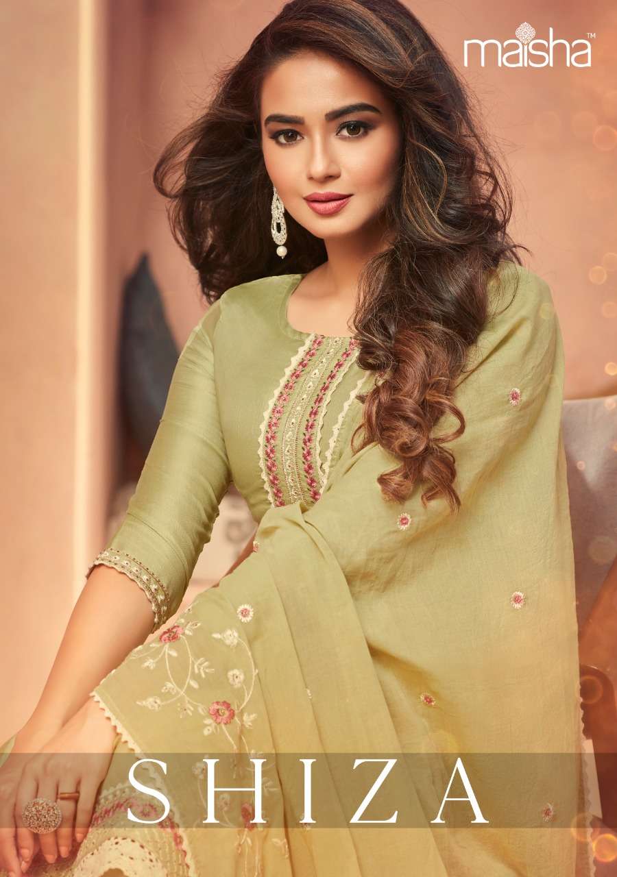 MASKEENJI SHIZA DESIGNER SOFT SILK SUITS 