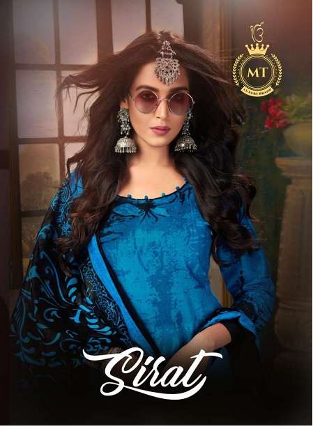 mt sirat series 1001-1010 cotton printed suit 
