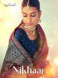 nakkashi nikhaar series 4229-4237 premium slub silk saree